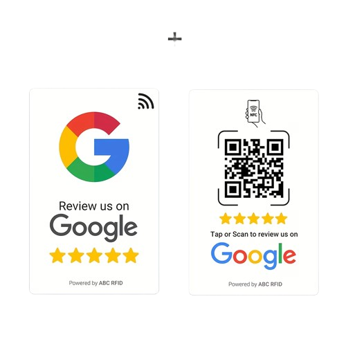 Google Review Cards — White